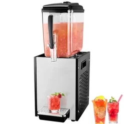 Kommersiell Dryckesdispenser 12L, Kall Juice, Isdryckesdispenser för Fest, Hållbar, Effektiv, Lätt Användning, Perfekt för Evenemang