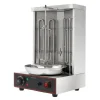 Kommersiell Elektrisk BBQ Ugn, 3000W Effekt, Automatisk Rotationsgrill,Silver