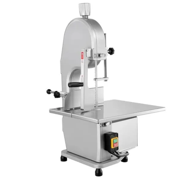 Kommersiell elektrisk köttbandsåg 1800W, rostfritt stål, högpresterande, effektiv köttbearbetning, perfekt för professionella kök