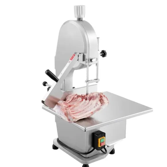 Kommersiell elektrisk köttbandsåg 1800W, rostfritt stål, högpresterande, effektiv köttbearbetning, perfekt för professionella kök