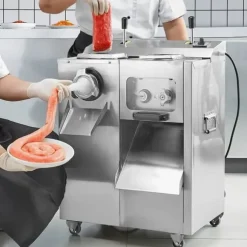 Kommersiell Elektrisk Köttkvarn, Slicer 14 Lbs/Min, Korvstopp med Hög Kapacitet