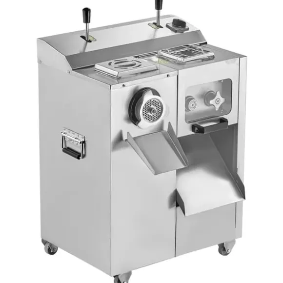Kommersiell Elektrisk Köttkvarn, Slicer 14 Lbs/Min, Korvstopp med Hög Kapacitet