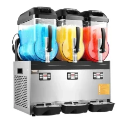 Kommersiell Slushy-maskin 12Lx3, Margaritamaskin, Smoothiemaskin, Frysta drycker, Hög kapacitet, Snabb och effektiv för evenemang