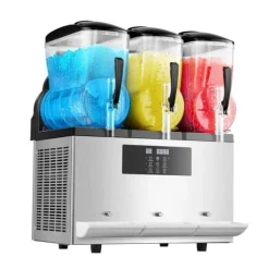 Kommersiell Slushy Maskin 12Lx3, Frys Drycktillverkare för Margarita & Smoothie, Hög Kapacitet, Enkel Användning, Perfekt för Fester