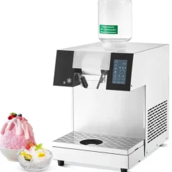 Kommersiell snöflingaismaskin 507LBS/24H, hög kapacitet, rostfritt stål, effektiv och hållbar snöproducent för glass