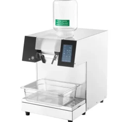 Kommersiell snöflingaismaskin 397LBS/24H, rostfritt stål, hög kapacitet, hållbar design för glass, perfekt för restauranger och caféer.