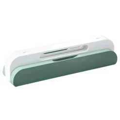 Kompakt manuell dumplingsmaskin med ergonomiskt handtag - platsbesparande design, grön