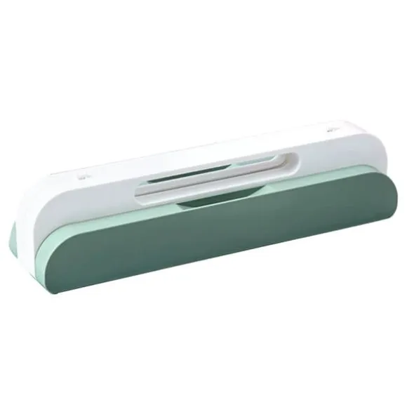 Kompakt manuell dumplingsmaskin med ergonomiskt handtag - platsbesparande design, grön