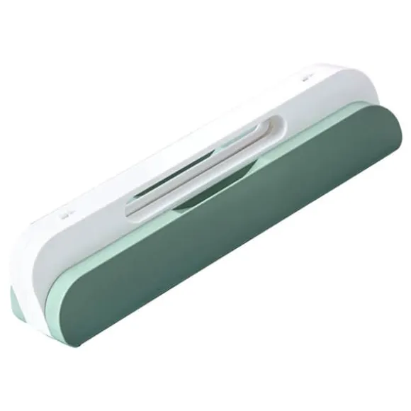 Kompakt manuell dumplingsmaskin med ergonomiskt handtag - platsbesparande design, grön