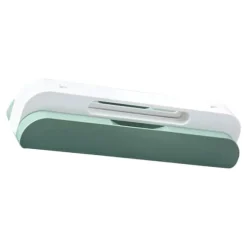 Kompakt manuell dumplingsmaskin med ergonomiskt handtag - platsbesparande design, grön