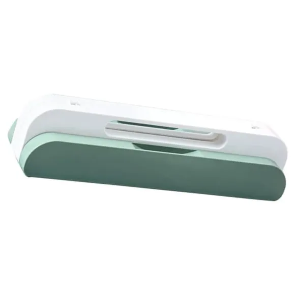 Kompakt manuell dumplingsmaskin med ergonomiskt handtag - platsbesparande design, grön