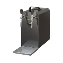 Komplett set - Öltapp STREAM 50K med luftpump ölkorg, flödeskylare 2-ledare torrkylare, upp till 55 liter/h - BLACK EDITION, KEG:Type G, KEG 2:KeyKeg | CDON
