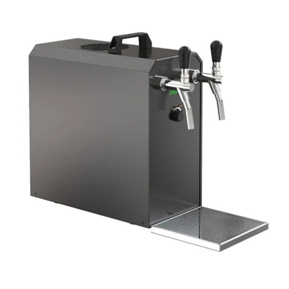 Komplett set - Öltapp - Stream 50 två linjer torr kylare, run kylare 50 liter/h, KEG:Type A, KEG 2:Type G