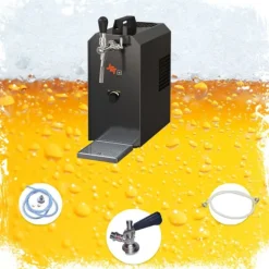 Komplett uppsättning - Öltapp - JET 30K dispenser med luftpump en linje torr kylare, 30 liter/h, KEG:utan