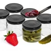Konserveringsburkar med lock 6 st 330 ml