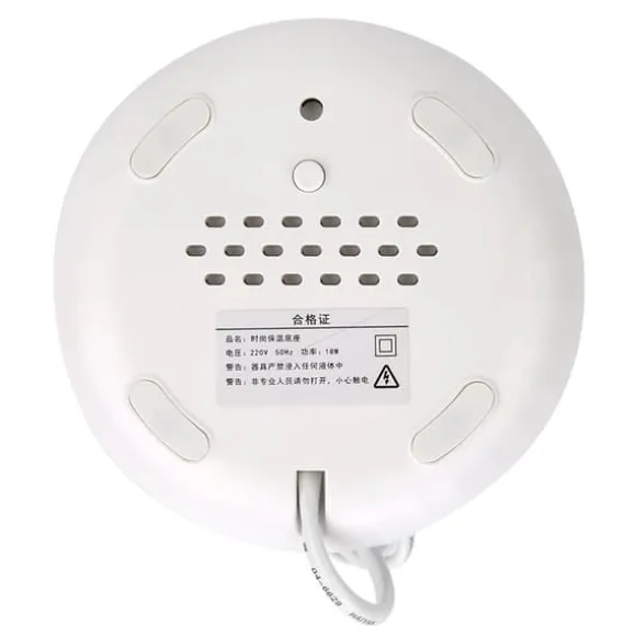Koppvärmare Värmematta för te, kaffe, mjölk, hemmakontor (EU-kontakt 220V)