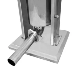 Korvstoppare 5 L Rostfritt Stål med 5 x Korvhorn Manuell Korvstoppningsmaskin Kommersiell Professionell Storkök Restaurang Hemmabruk Slakteri
