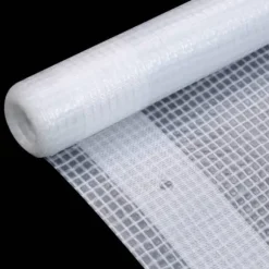 Kraftig Leno presenning 260 g/m² - Mångsidig skydd för växthus och möbler | Färg: Vit | Storlek: 2x5 m