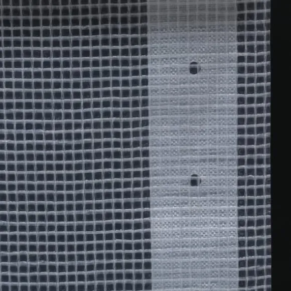 Kraftig Leno presenning 260 g/m² - Mångsidig skydd för växthus och möbler | Färg: Vit | Storlek: 2x5 m