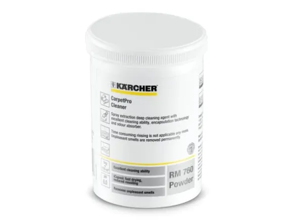 Kärcher CarpetPro RM 760 Classic - Rengörare - puder - burk - 800 g - professionell - koncentrerat - vit - för Kärcher Puzzi 30/4E, Puzzi 8/1; Profe | CDON