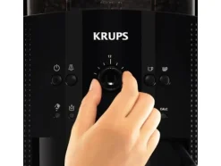 Krups EA8108, Espressomaskin, 1,8 l, Kaffebönor, Malat kaffe, Inbyggd kvarn, 1450 W, Svart
