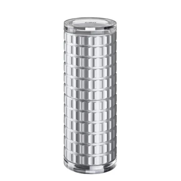 Kryddkvarn, aluminium/keramik, diameter 4,5 x 12,5 cm, metallisk / Cilio