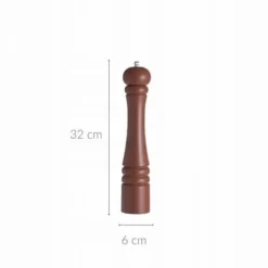 Kryddkvarn - FLORINA - 32 cm - Trä - Brun - Manuell