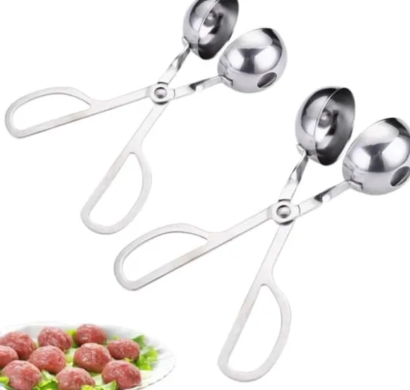 Köttbulletång / skopa för köttbullar, 2-pack med 2 storlekar