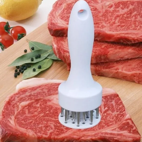 Köttmörare Rostfritt Stålnål - Svart