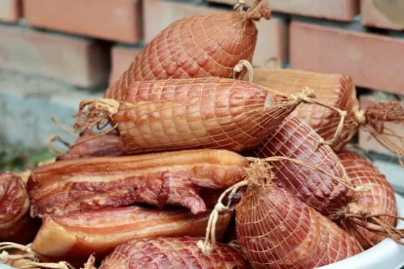 Köttnät för rökning av skinka och kött 100/48 - 50m