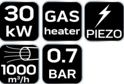 30 kW gasvärmare