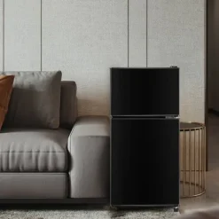 Kyl-Frys Kombi, 86.8 cm, 60L kyl, 22L frys, 102 kWh/år, Svart, Energieklass E