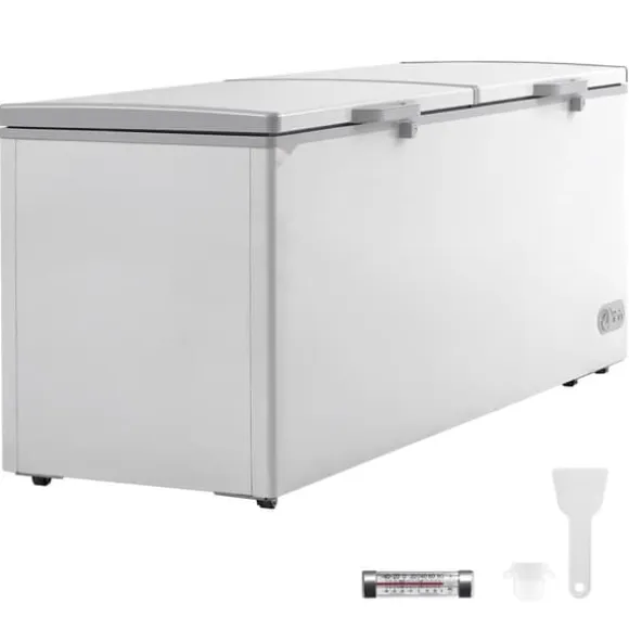Kystfrys 19,8 ku.ft / 561 L stor djupfrys med 4 avtagbara korgar, energieffektiv, tyst drift