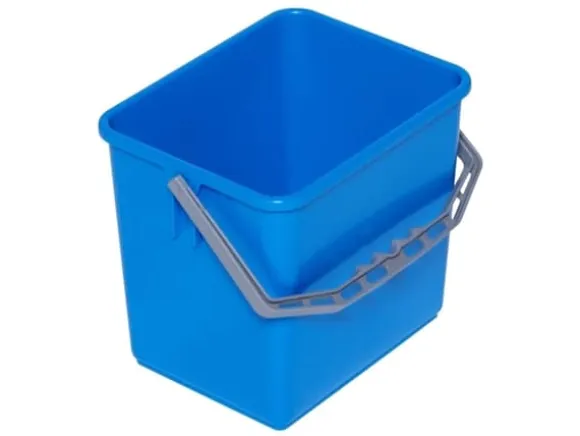Lagerbehållare, Tina Trolleys, 240x190x220mm, blå, PP, med grått handtag, 6 liter.