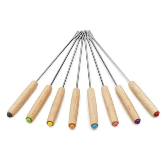 LAGRANGE Fondue Classic - 12 gafflar - 900W - Lätt trä