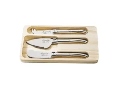 LAGUIOLE Cheese knives Laguiole Steel SET 3 SdV