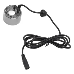 12 lampor Färgglad Dimmakare i rostfritt stål Vattendimma Atomizer för Aromaterapi Oxygen Bar Waterscape Atomized Bonsai UK Plug 110‑240V