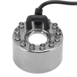 12 lampor Färgglad Dimmakare i rostfritt stål Vattendimma Atomizer för Aromaterapi Oxygen Bar Waterscape Atomized Bonsai UK Plug 110‑240V