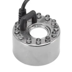 12 lampor Färgglad Dimmakare i rostfritt stål Vattendimma Atomizer för Aromaterapi Oxygen Bar Waterscape Atomized Bonsai UK Plug 110‑240V