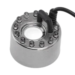 12 lampor Färgglad Dimmakare i rostfritt stål Vattendimma Atomizer för Aromaterapi Oxygen Bar Waterscape Atomized Bonsai UK Plug 110‑240V