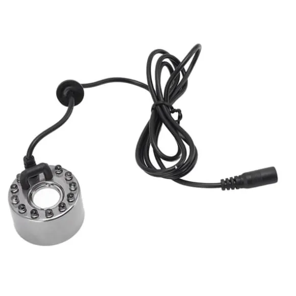 12 lampor färgglad dimmaskin i rostfritt stål vattendimma atomizer för aromaterapi syrestång Vattenlandskap finfördelad Bonsai EU-kontakt 110‑240V