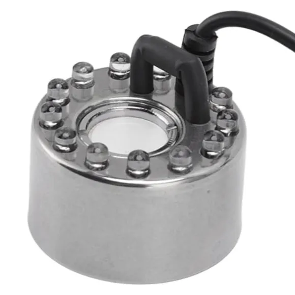 12 lampor färgglad dimmaskin i rostfritt stål vattendimma atomizer för aromaterapi syrestång Vattenlandskap finfördelad Bonsai EU-kontakt 110‑240V