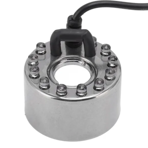 12 lampor färgglad dimmaskin i rostfritt stål vattendimma atomizer för aromaterapi syrestång Vattenlandskap finfördelad Bonsai EU-kontakt 110‑240V