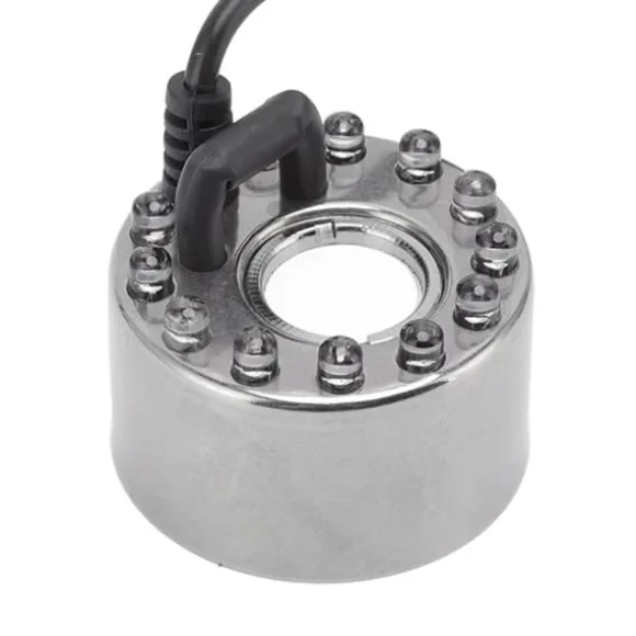 12 lampor färgglad dimmaskin i rostfritt stål vattendimma atomizer för aromaterapi syrestång Vattenlandskap finfördelad Bonsai EU-kontakt 110‑240V