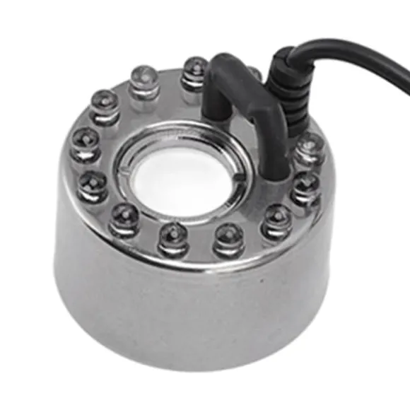 12 lampor färgglad dimmaskin i rostfritt stål vattendimma atomizer för aromaterapi syrestång Vattenlandskap finfördelad Bonsai EU-kontakt 110‑240V