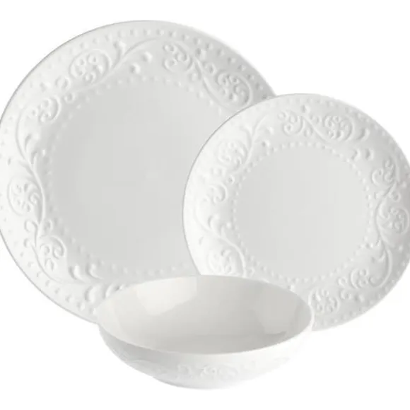 LA Porcellana Bianca - Set med 18 Drömplattor