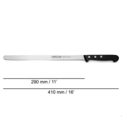 Laxkniv - Arcos - Universal 284004 - NITRUM-stål - Blad 29 cm - Handtag POM