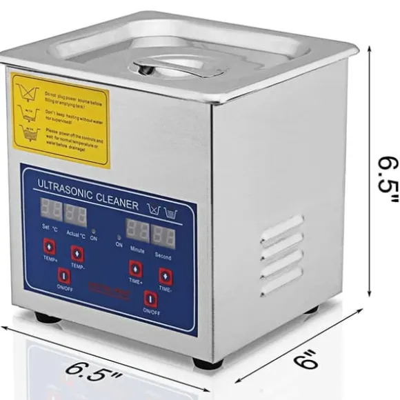 2L digital ultraljudsrengörare, 40 kHz djuprengöring, justerbar tid/temperatur, lämplig för hemmabruk och professionell användning