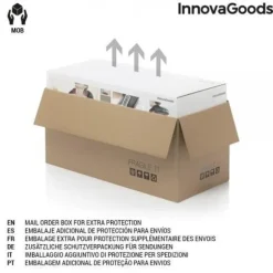 LED isbitsbehållare - EUROWEB - 3 i 1 - Bluetooth-högtalare - 7 färger - Vit PP