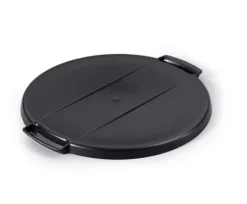 Låg Durable Durabin LID Round 40L sort